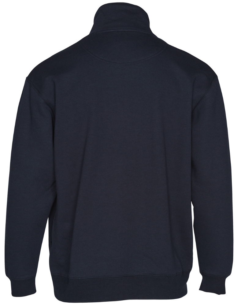 HALF ZIP FLEECE SWEAT TOP